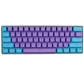 61 Keys Hyper Fuse Pony ANSI PBT Doubleshot Backlit Keycaps Set OEM Profile for MX Mechanical Gaming Keyboard GH60 GK61 RK61/ALT61/Annie/poker